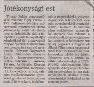 2016. február 9., kedd, Reggeli Újság, 8.oldal